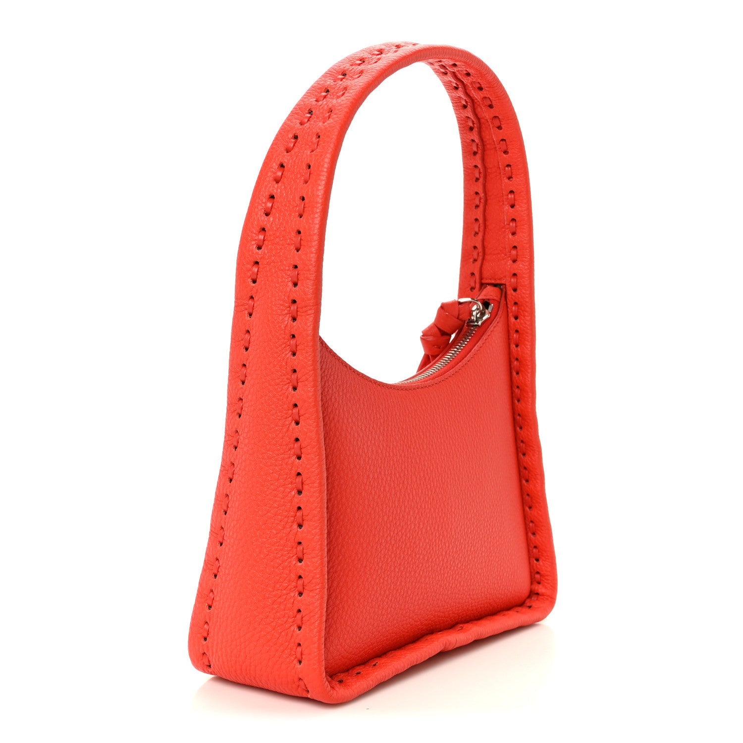 Cuoio Roma Sellerissima Nappa Sintetica Tape Stitch Mini Fendessence Shoulder Bag Lava