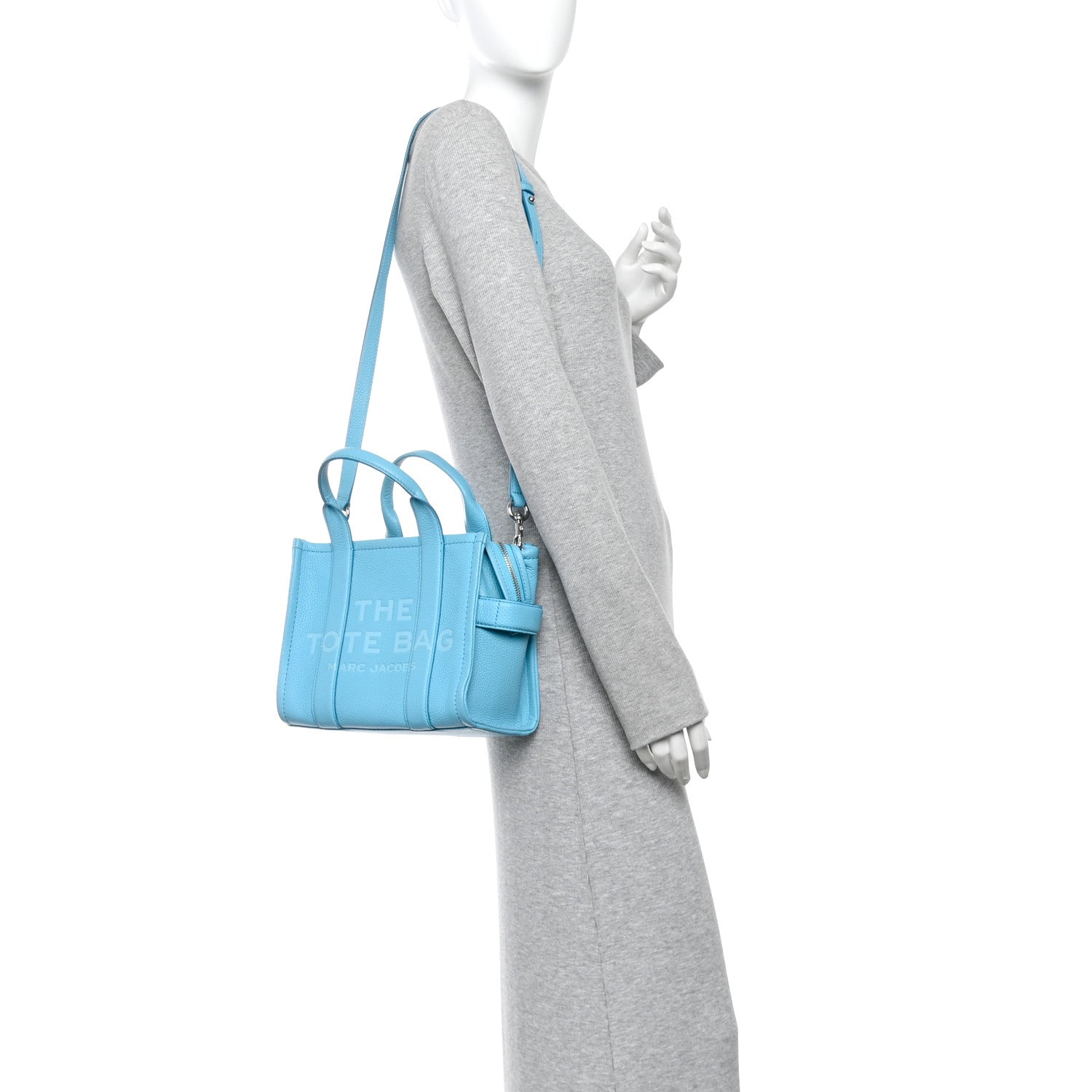 Grained Calfskin Small The Tote Bag Pool