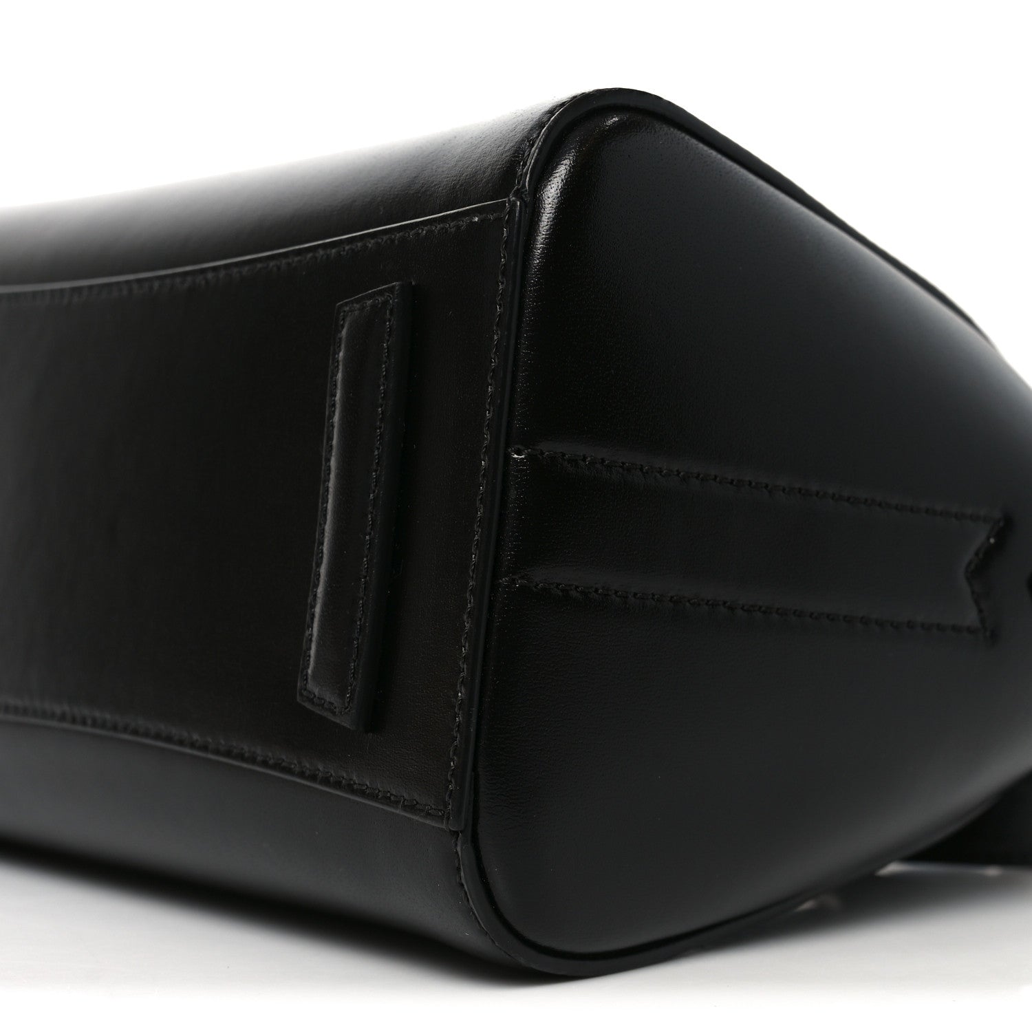 Shiny Lord Calfskin Mini Antigona Black