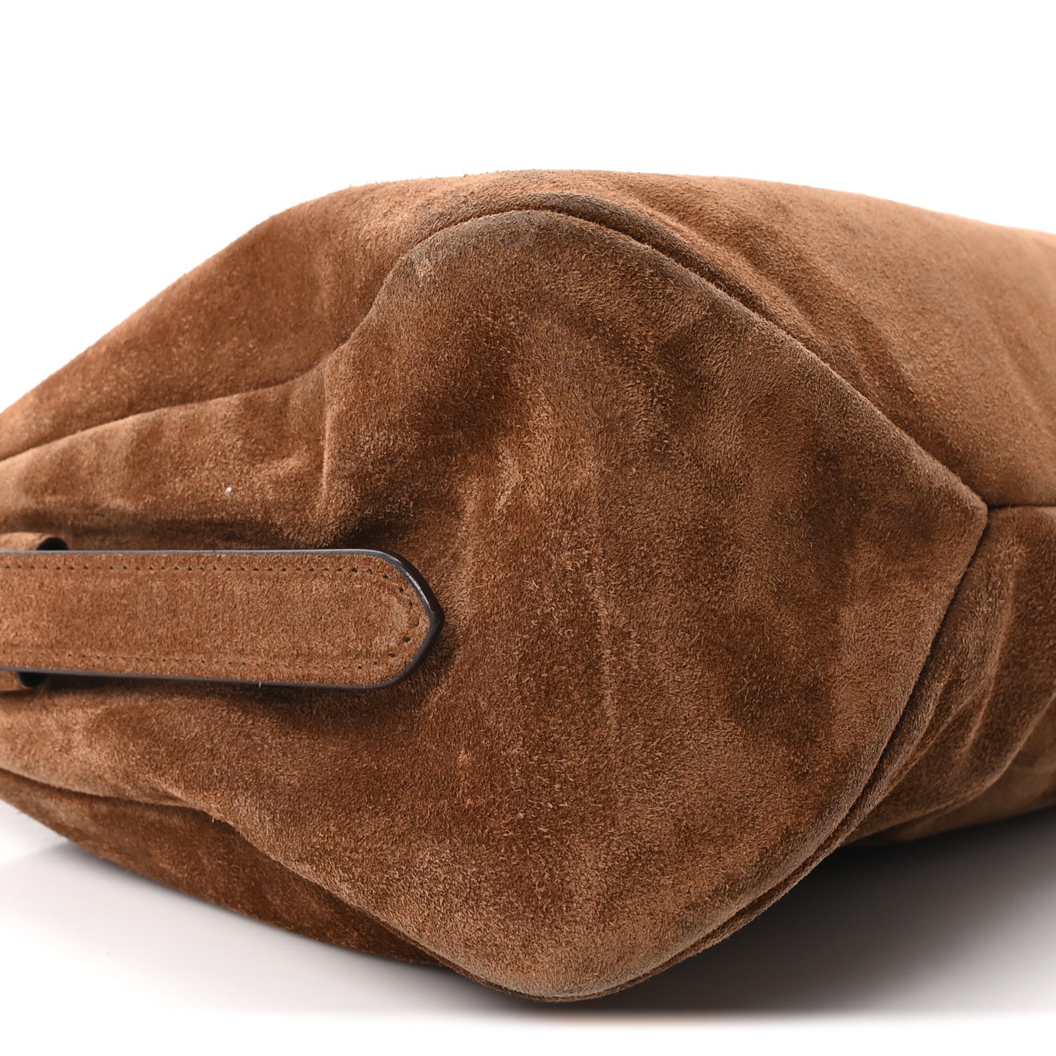 Scamosciato Suede Large Aimee Shoulder Bag Cacao