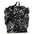 Gommato Calfskin Petunia Explorafunk Backpack Black White