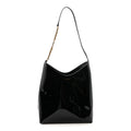 Patent Calfskin Rendez-Vous Hobo Black