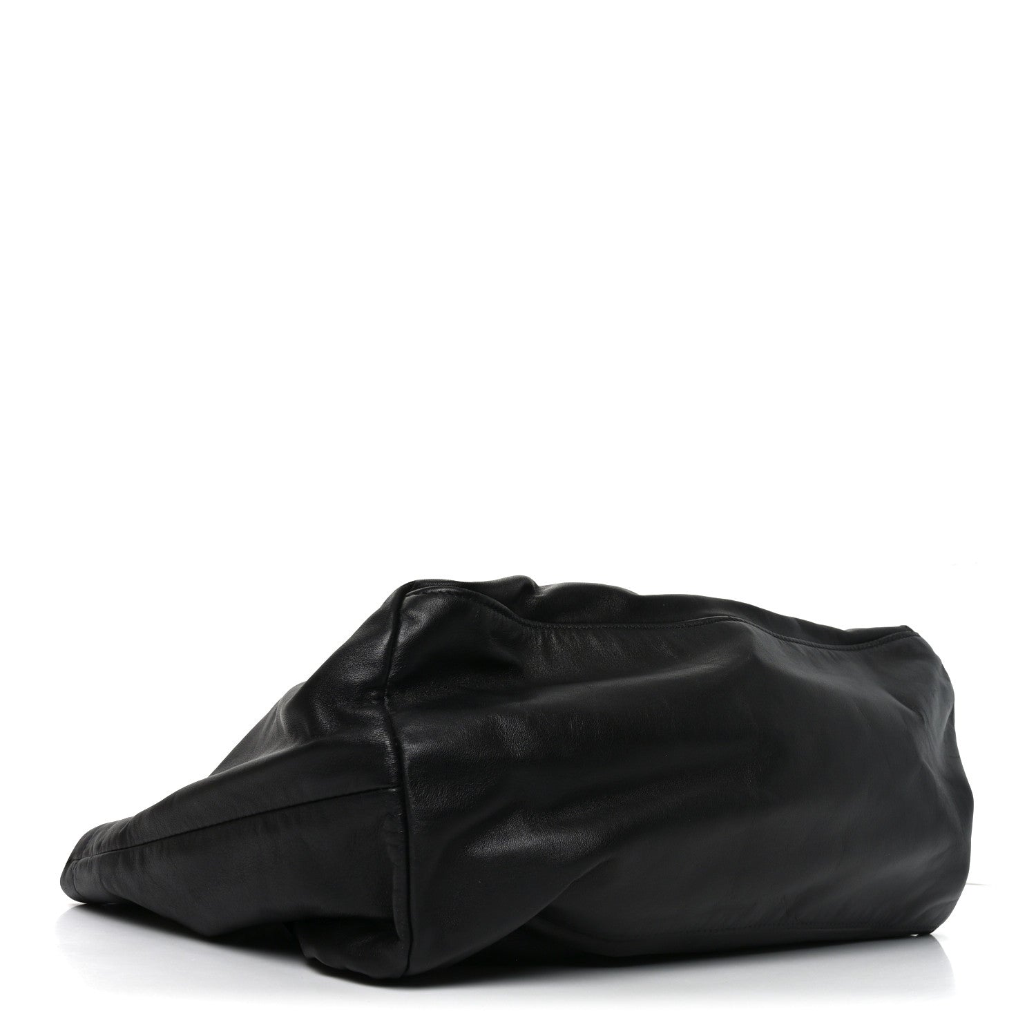 Soft Calf Chain Tote Black
