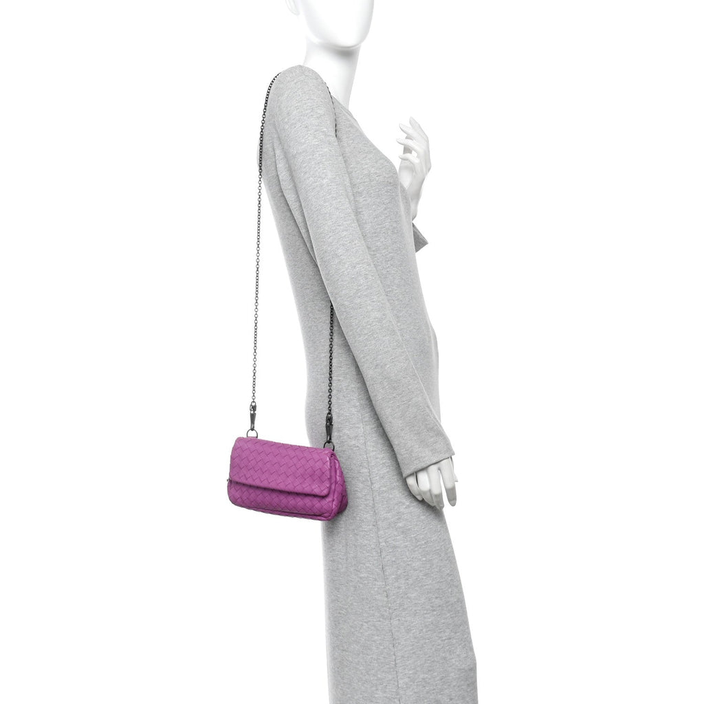 Nappa Intrecciato Small Chain Crossbody Corot