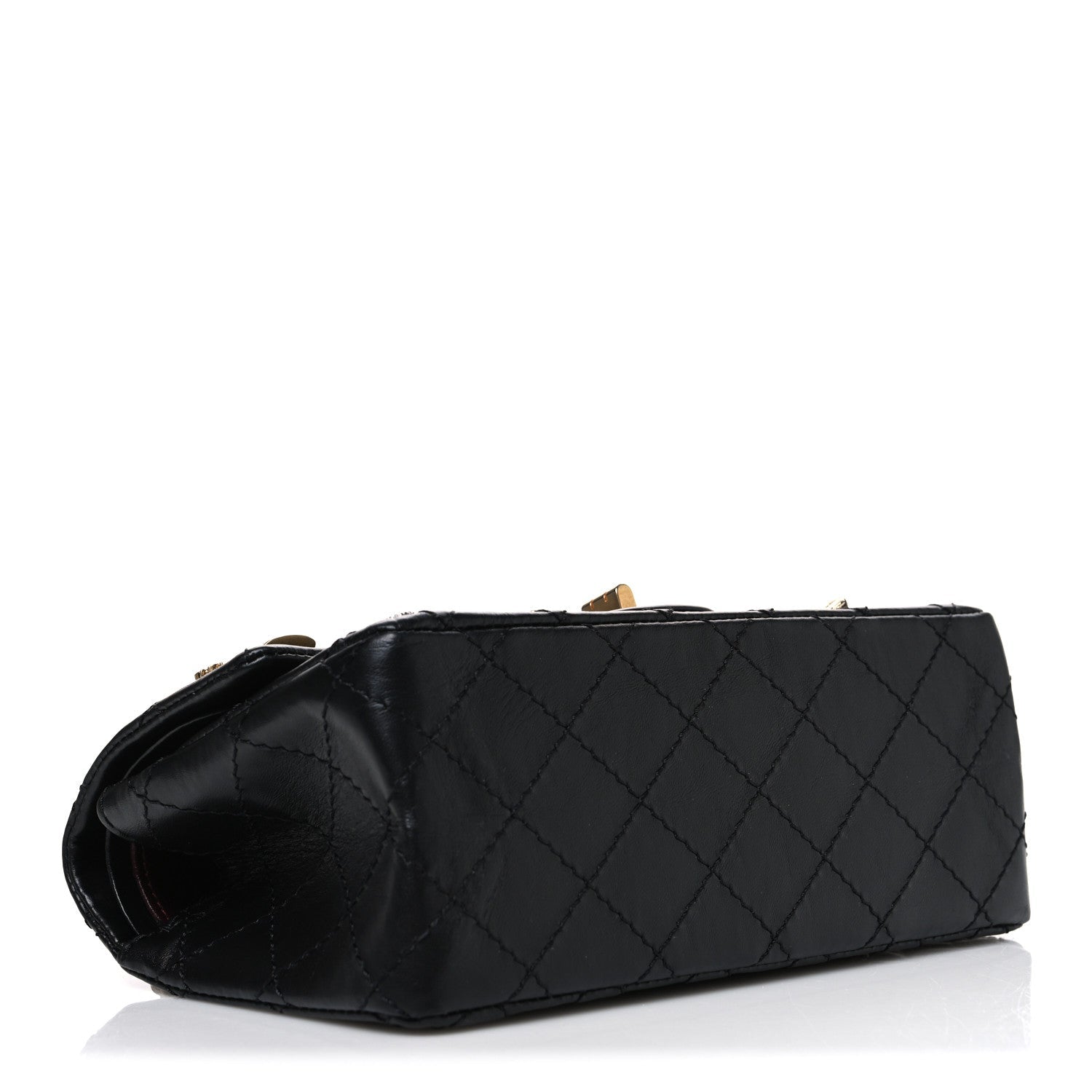 Aged Calfskin Lucky Charms 2.55 Reissue 224 Flap Black