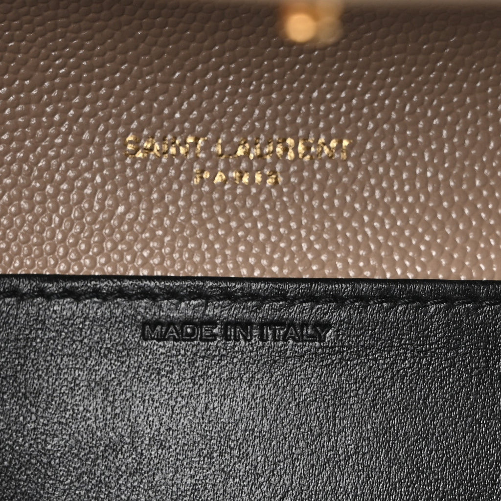 Grain De Poudre Monogram Uptown Chain Wallet Dark Beige