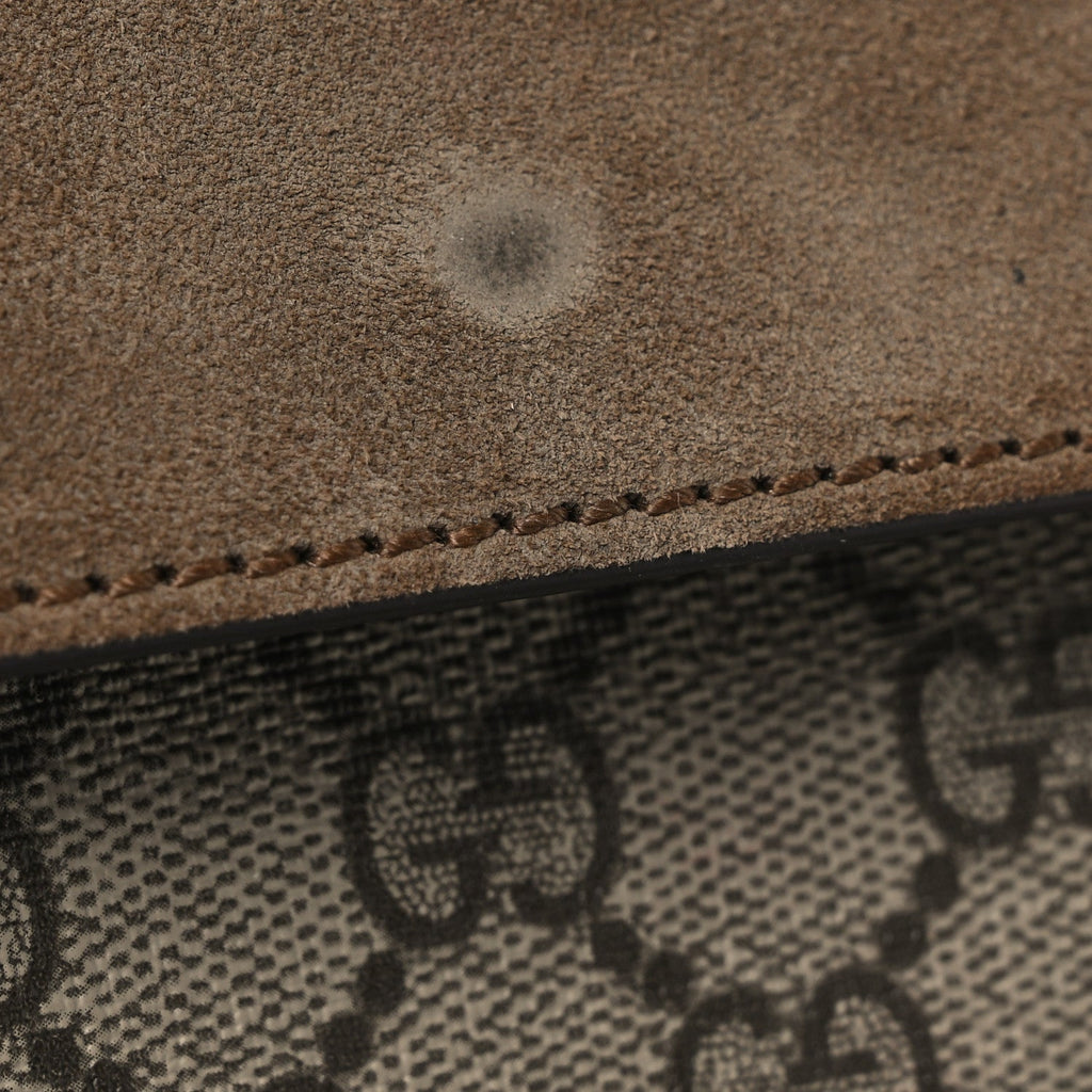 GG Supreme Monogram Mini Dionysus Shoulder Bag Taupe