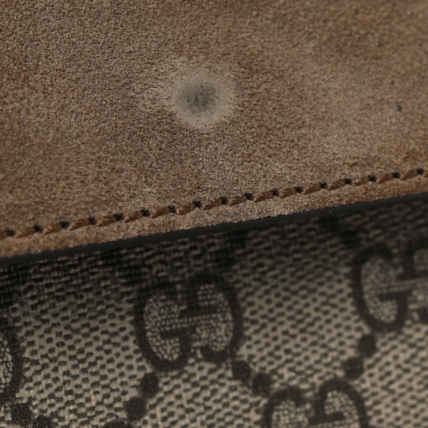 GG Supreme Monogram Mini Dionysus Shoulder Bag Taupe