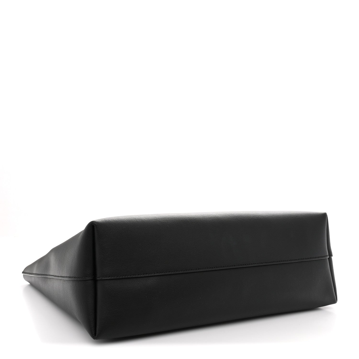 Calfskin Large Shopping Tote Black