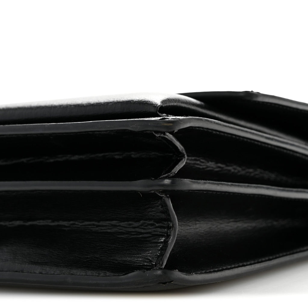 Calfskin Medium Monogram Sunset Satchel Black