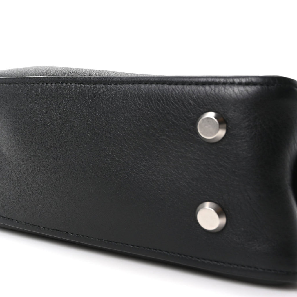 Calfskin S Triangle Duffle Black