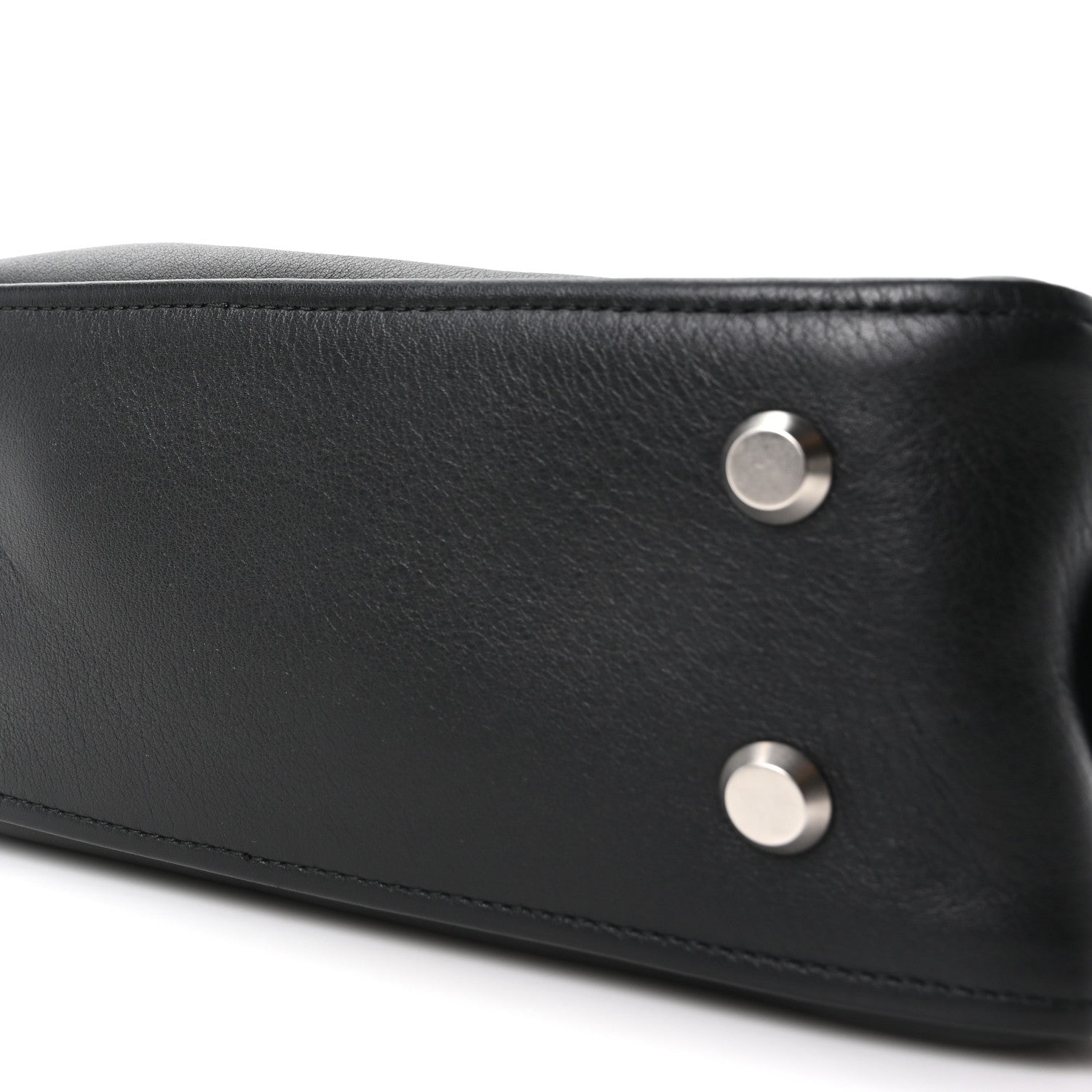 Calfskin S Triangle Duffle Black