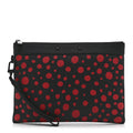 LV X YK Taurillon Monogram Pochette To-Go Black Red