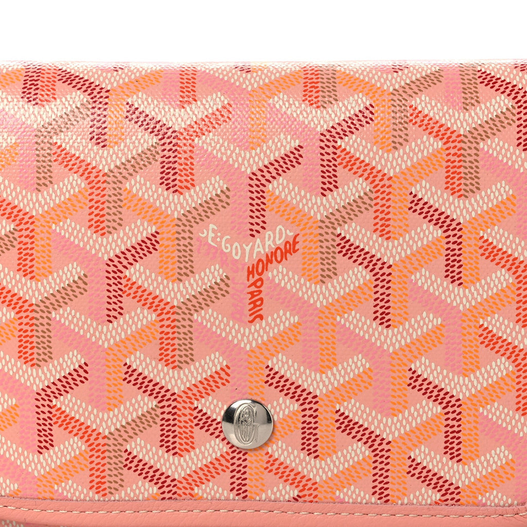Goyardine Plumet Wallet Clutch Powder Pink