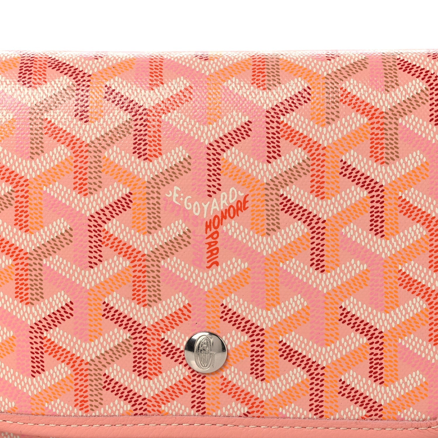 Goyardine Plumet Wallet Clutch Powder Pink