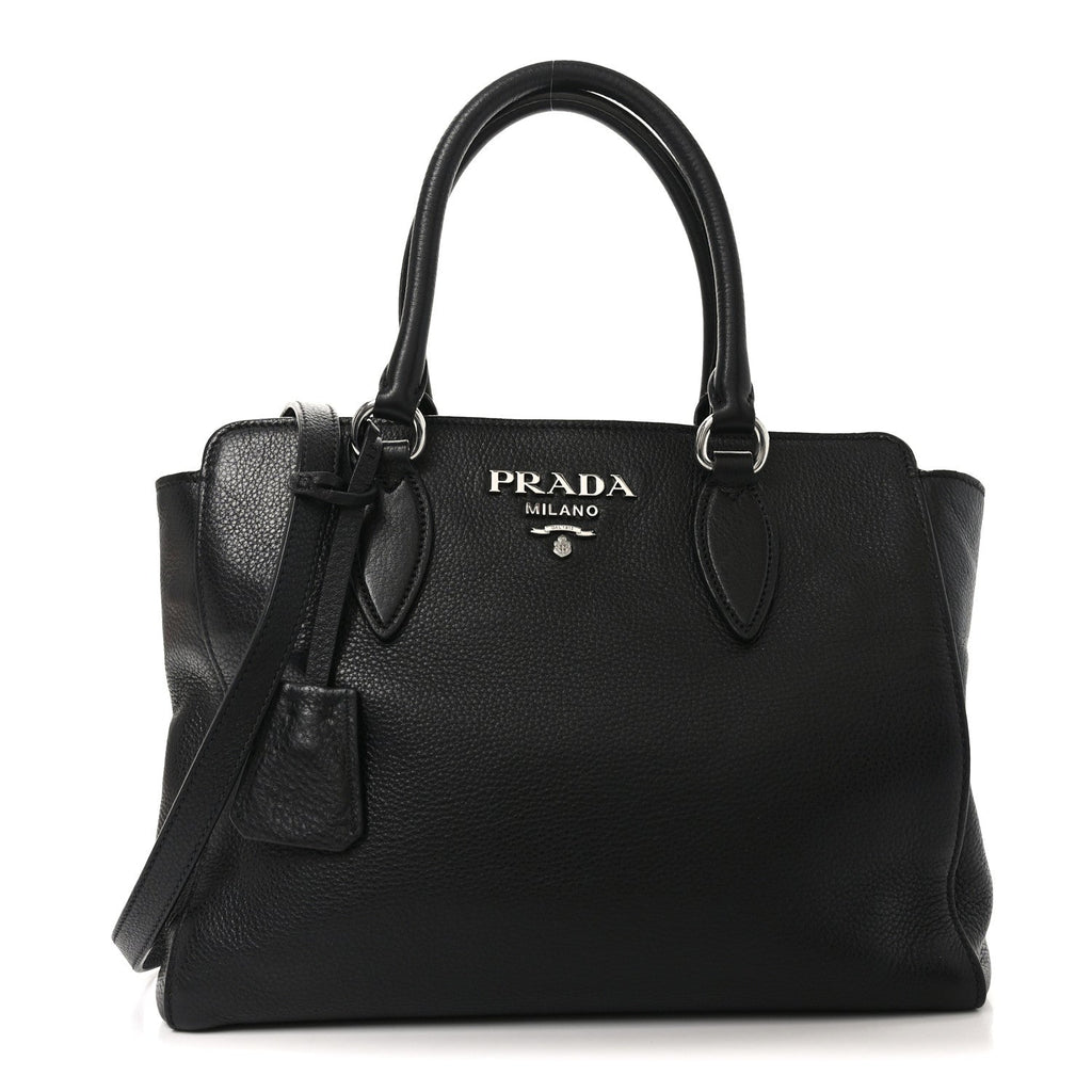 Vitello Phenix Tote Black