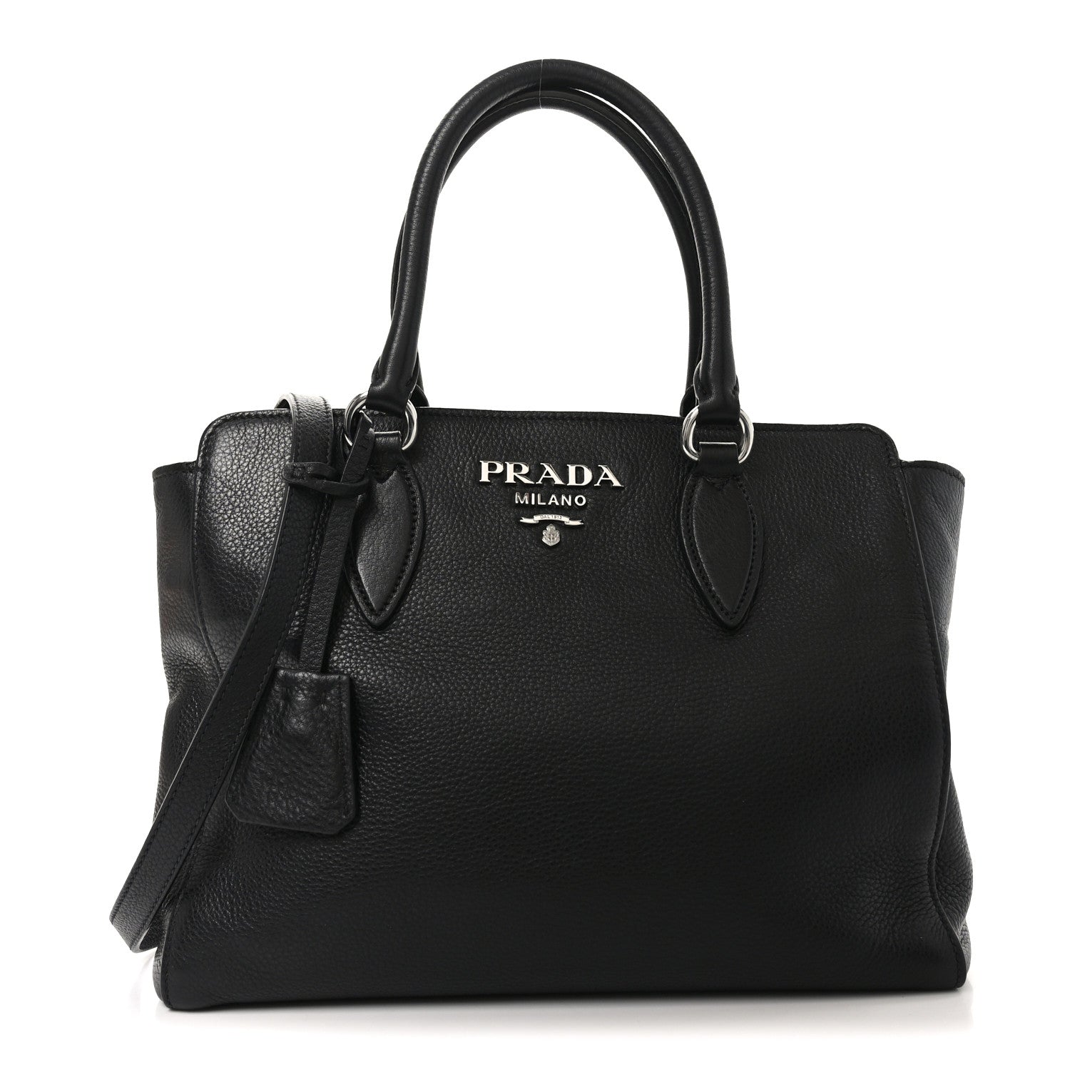 Vitello Phenix Tote Black