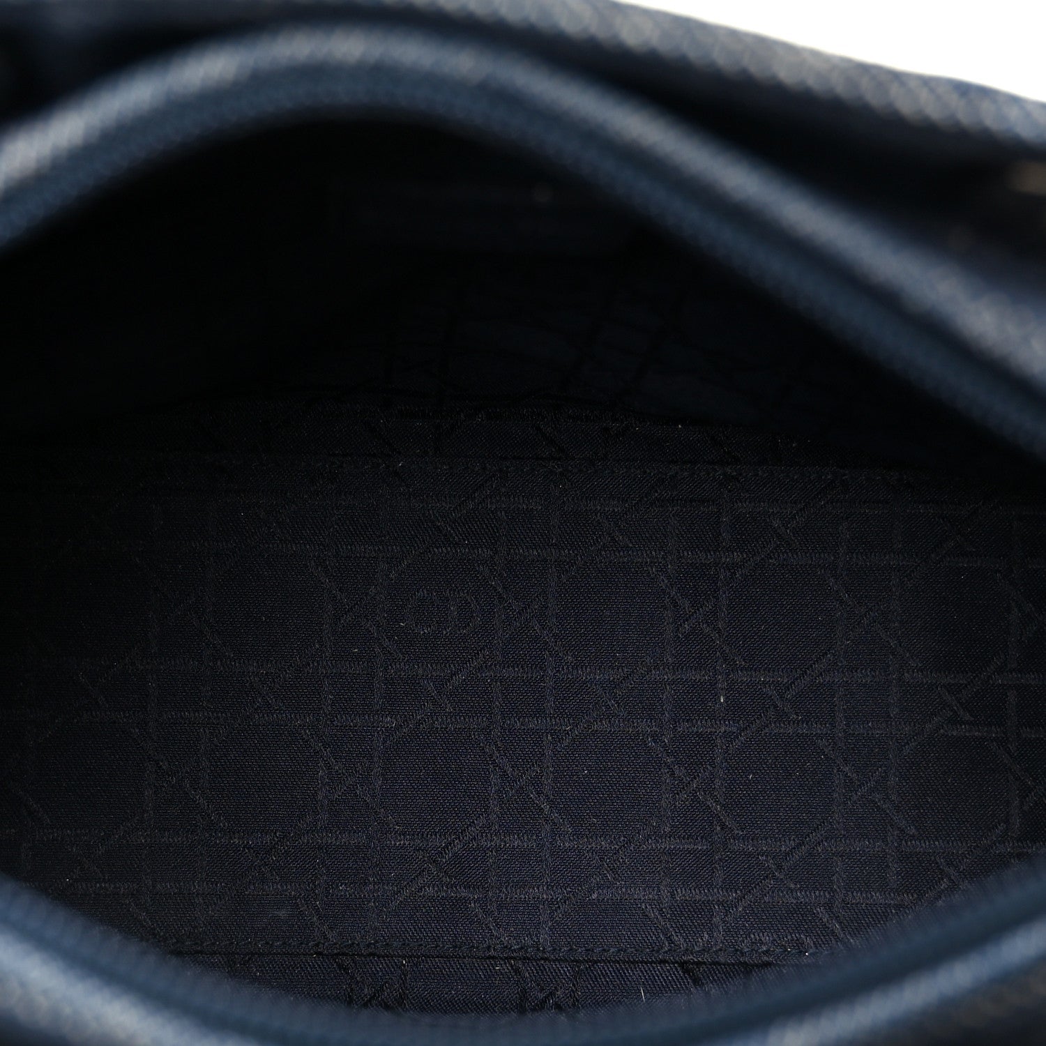 Denim Cannage Medium Lady Dior Blue Black Blue Black