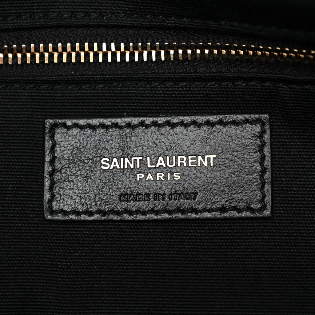 Lambskin Patchwork Monogram Medium Jamie Black