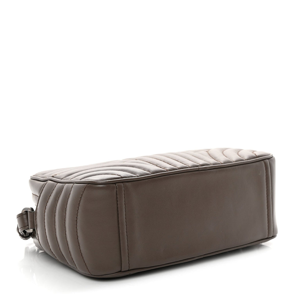 Soft Calfskin Diagramme Camera Bag Bambu