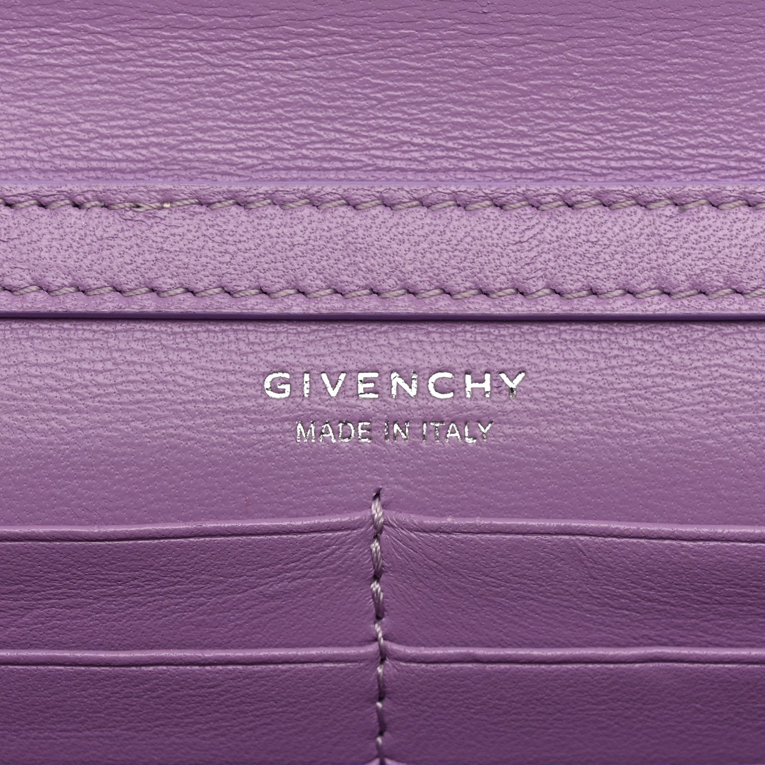 Box Calfskin Gradient Effect 4G Wallet on Chain Mauve