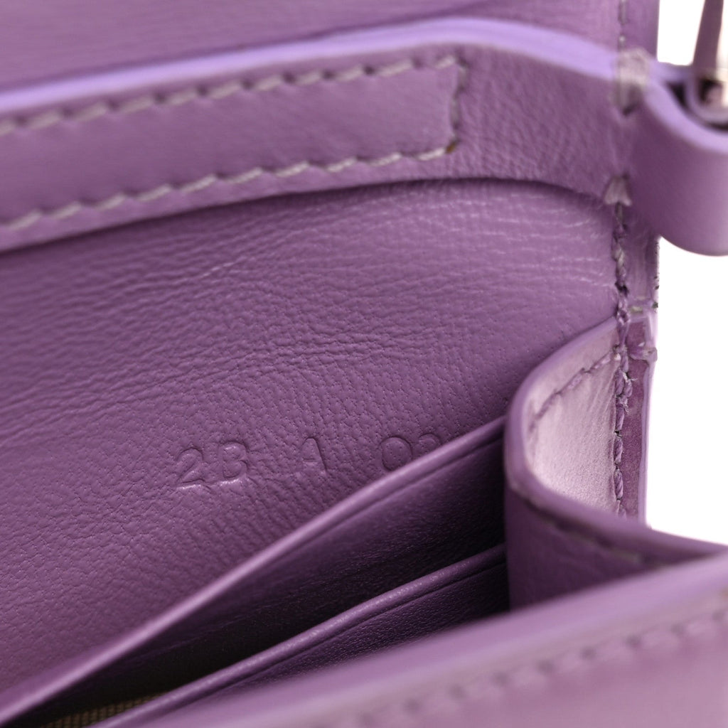 Box Calfskin Gradient Effect 4G Wallet on Chain Mauve