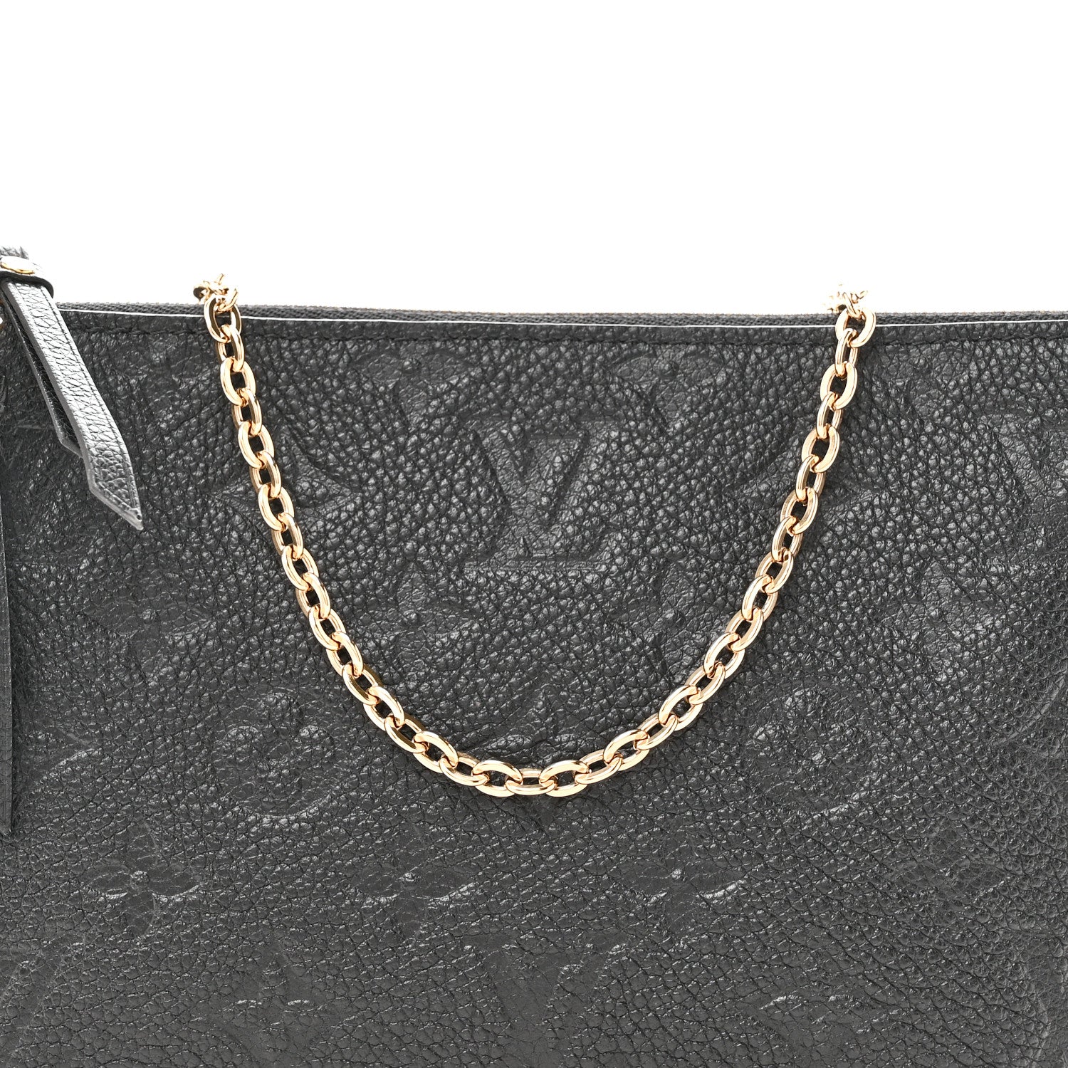 Empreinte Double Zip Pochette Black
