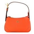 Goatskin Mini Aphrodite Shoulder Bag Orange