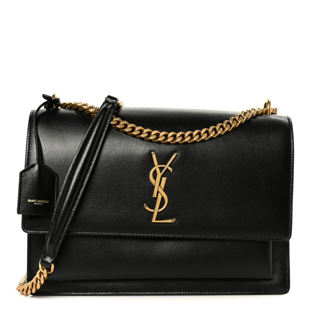 Calfskin Large Monogram Sunset Black