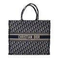 Oblique Large Book Tote Blue Multicolor