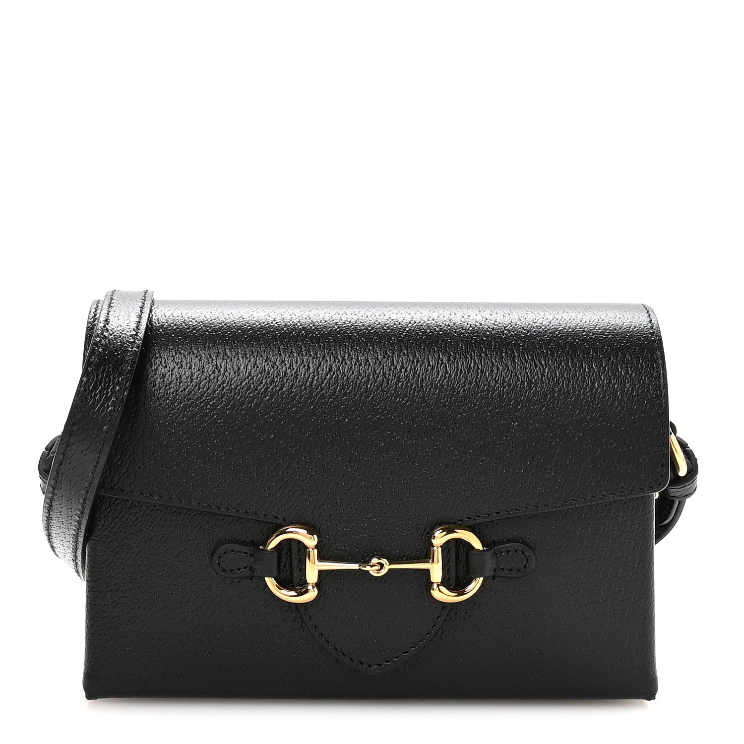 Calfskin Horsebit 1955 Shoulder Bag Black