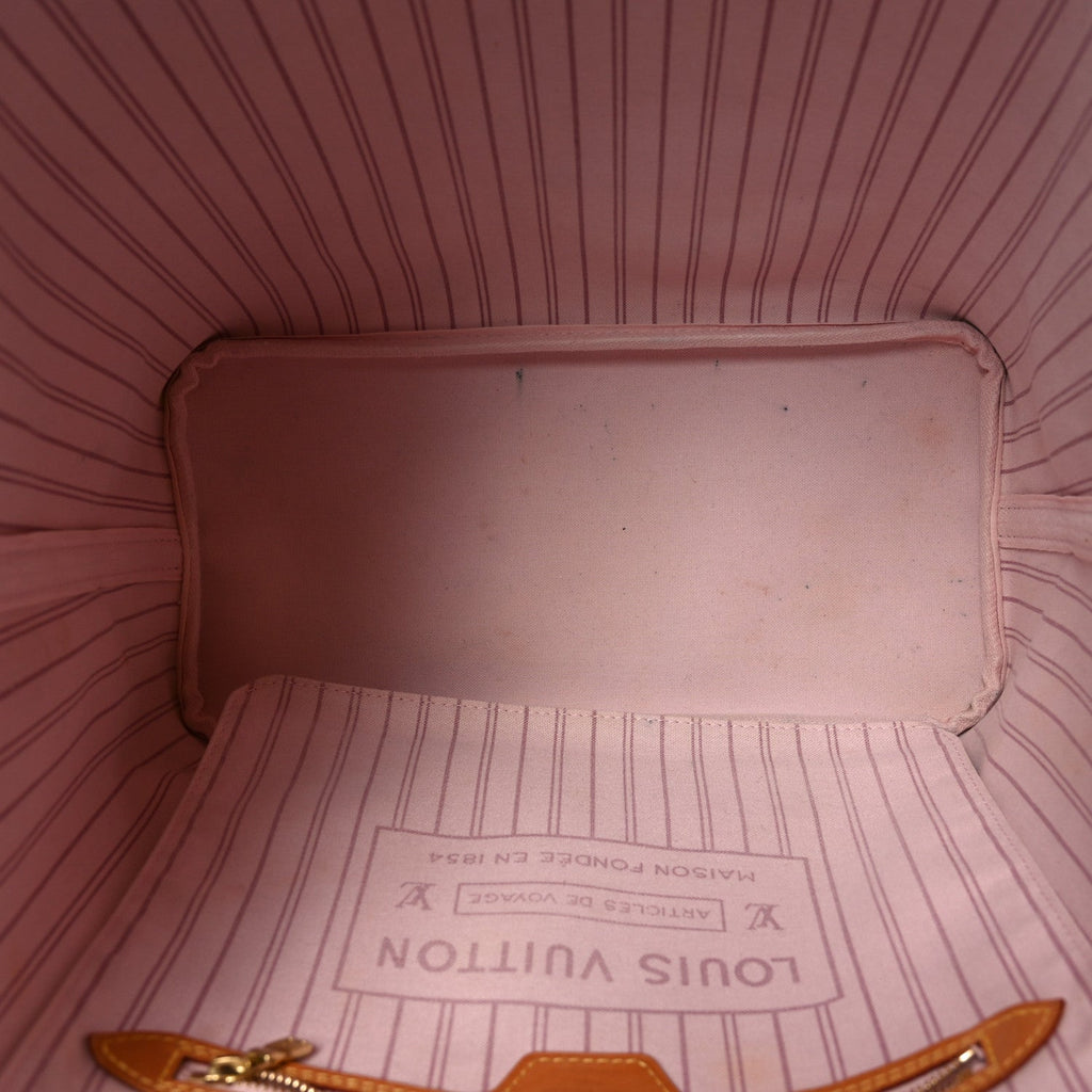 Monogram Sydney V Neverfull MM Rose Ballerine