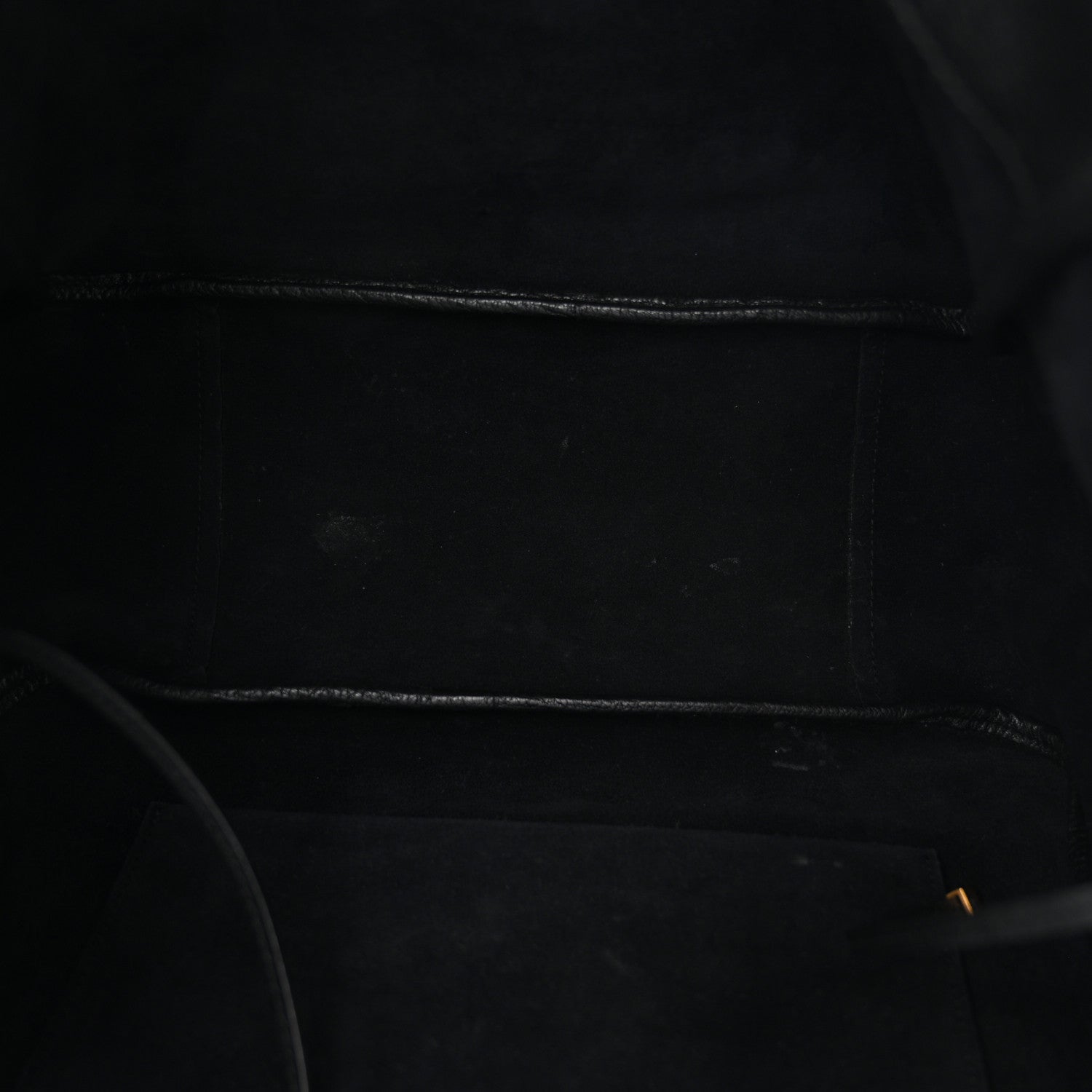 Grained Deerskin Bea Tote Black
