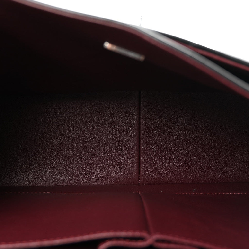 Lambskin Quilted Jumbo Double Flap Black