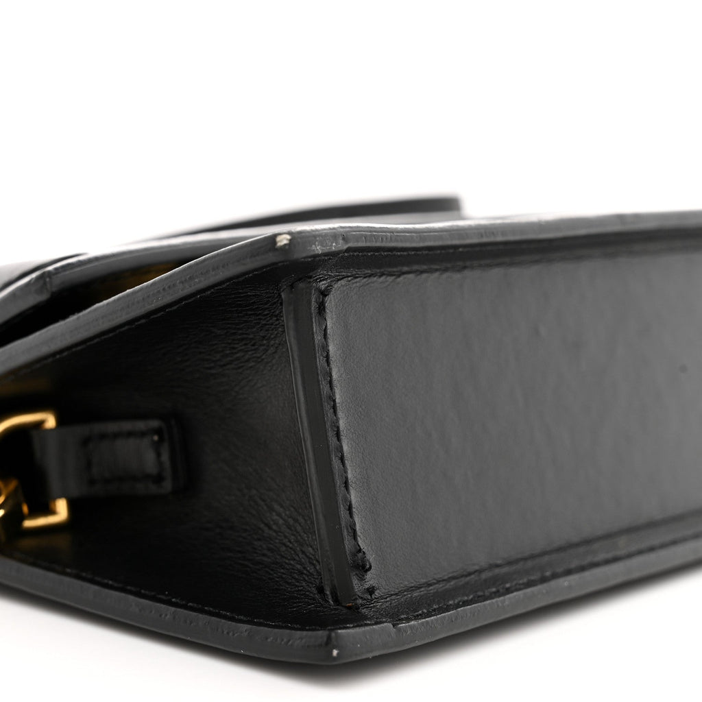 Smooth Calfskin Le Chiquito Long Black