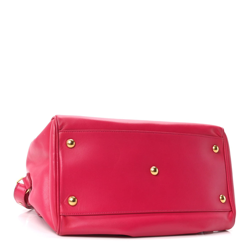 Calfskin Classic Duffle 6 Fuchsia