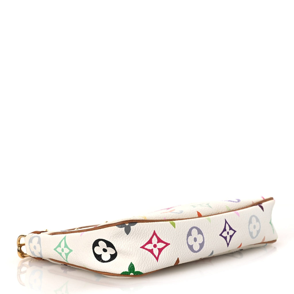 Monogram Multicolor Pochette Accessories White