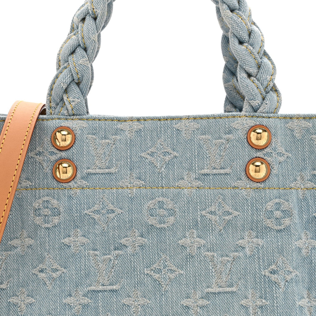 Monogram Washed Denim Let Go PM Sky Blue