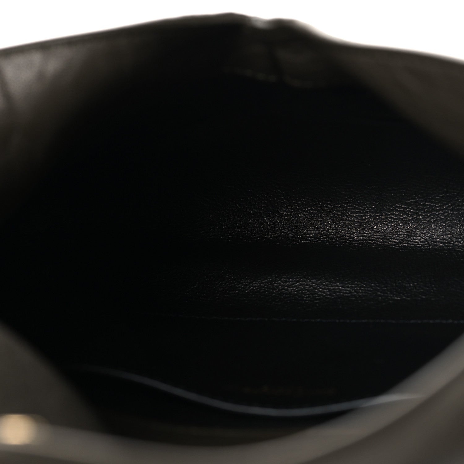 Grained Lambskin Small Cassandre Chain Pouch Light Musk