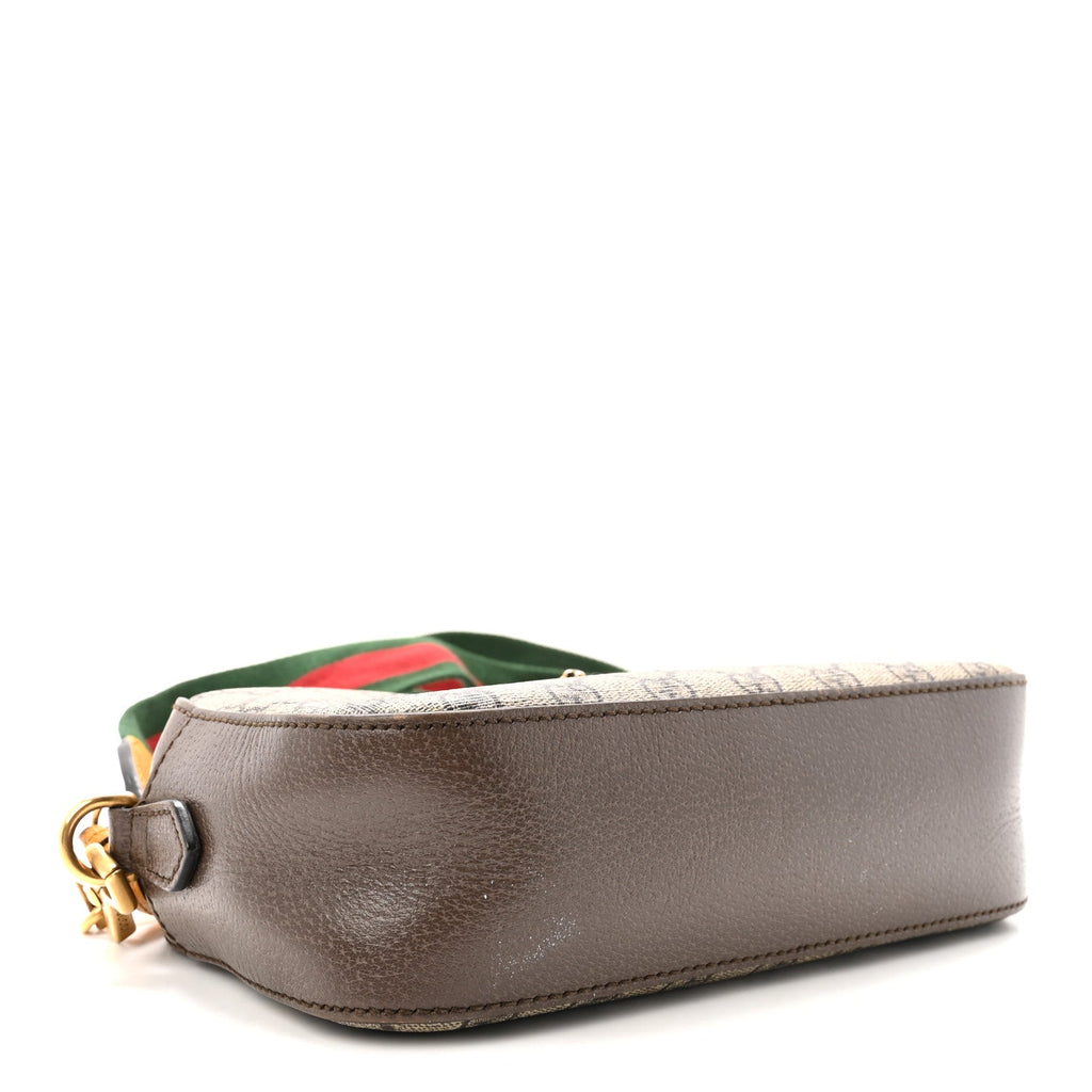 GG Supreme Monogram Web Neo Vintage Shoulder Bag Beige New Acero Crop