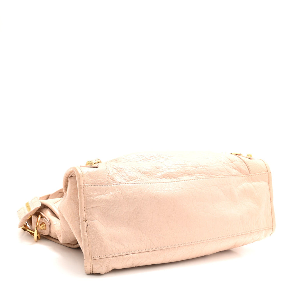 Agneau Giant 12 Gold Hardware City Rose Aubepine Rose Light