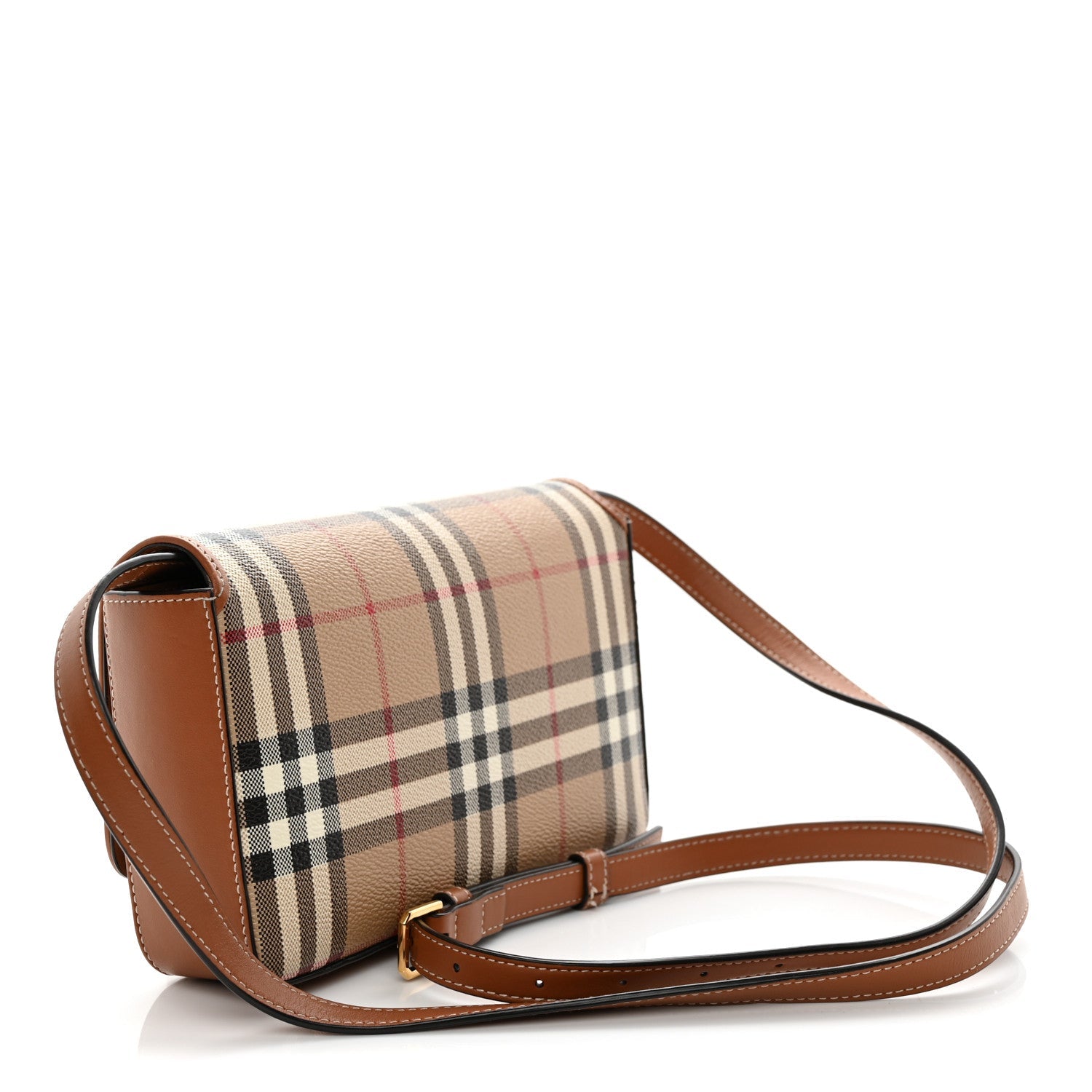 E-Canvas Vintage Check Hampshire Crossbody Archive Beige