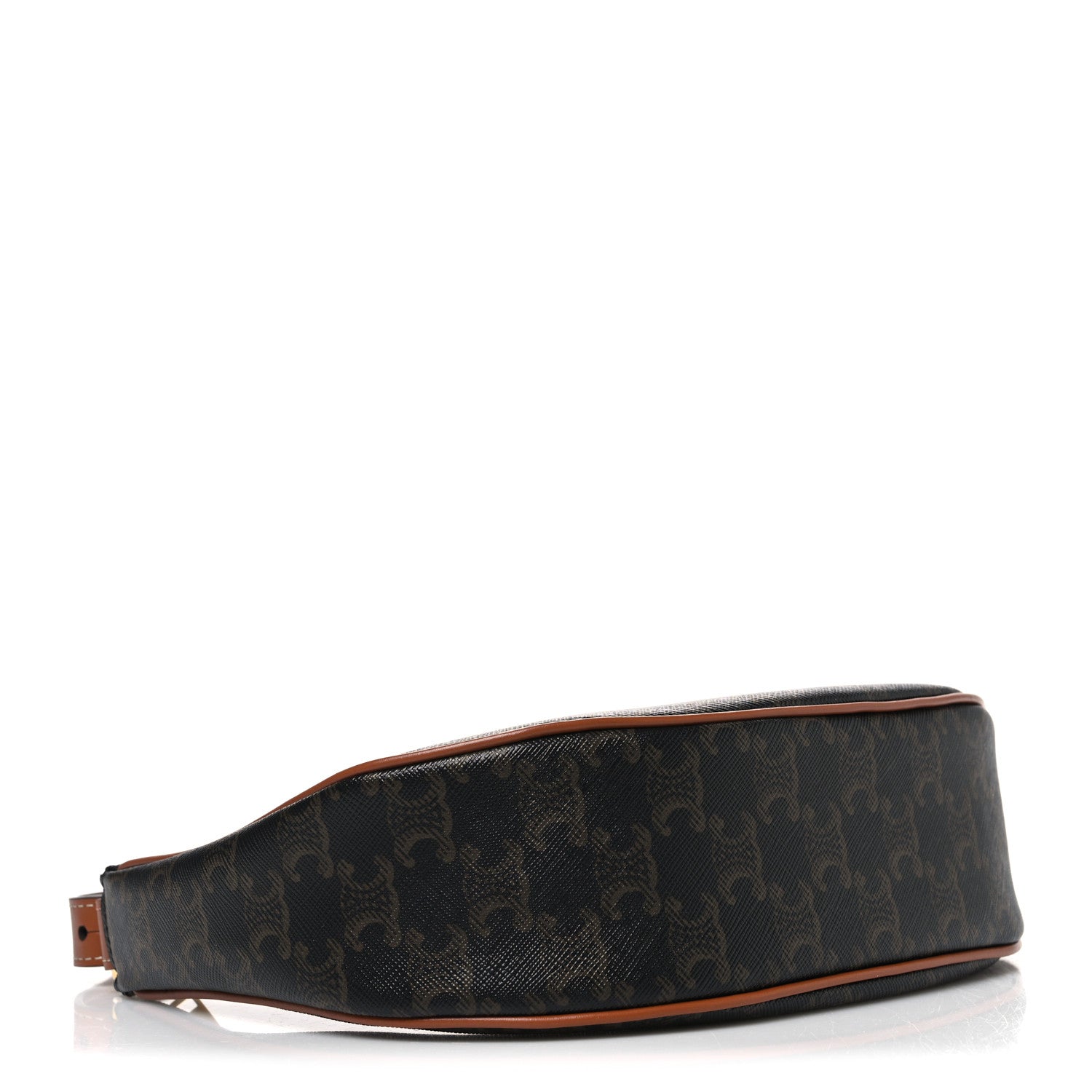 Triomphe Canvas Calfskin Ava Shoulder Bag Tan