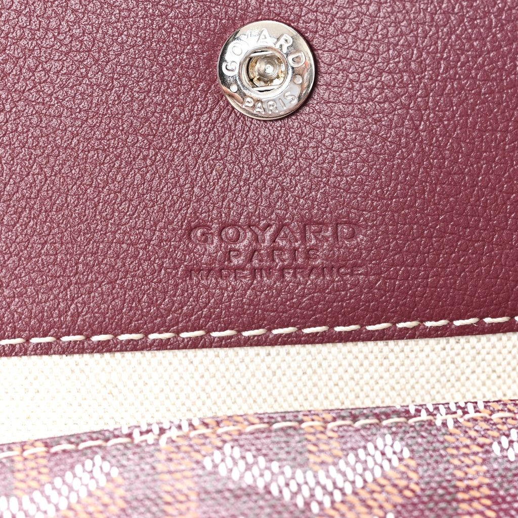 Goyardine Boheme Hobo Burgundy