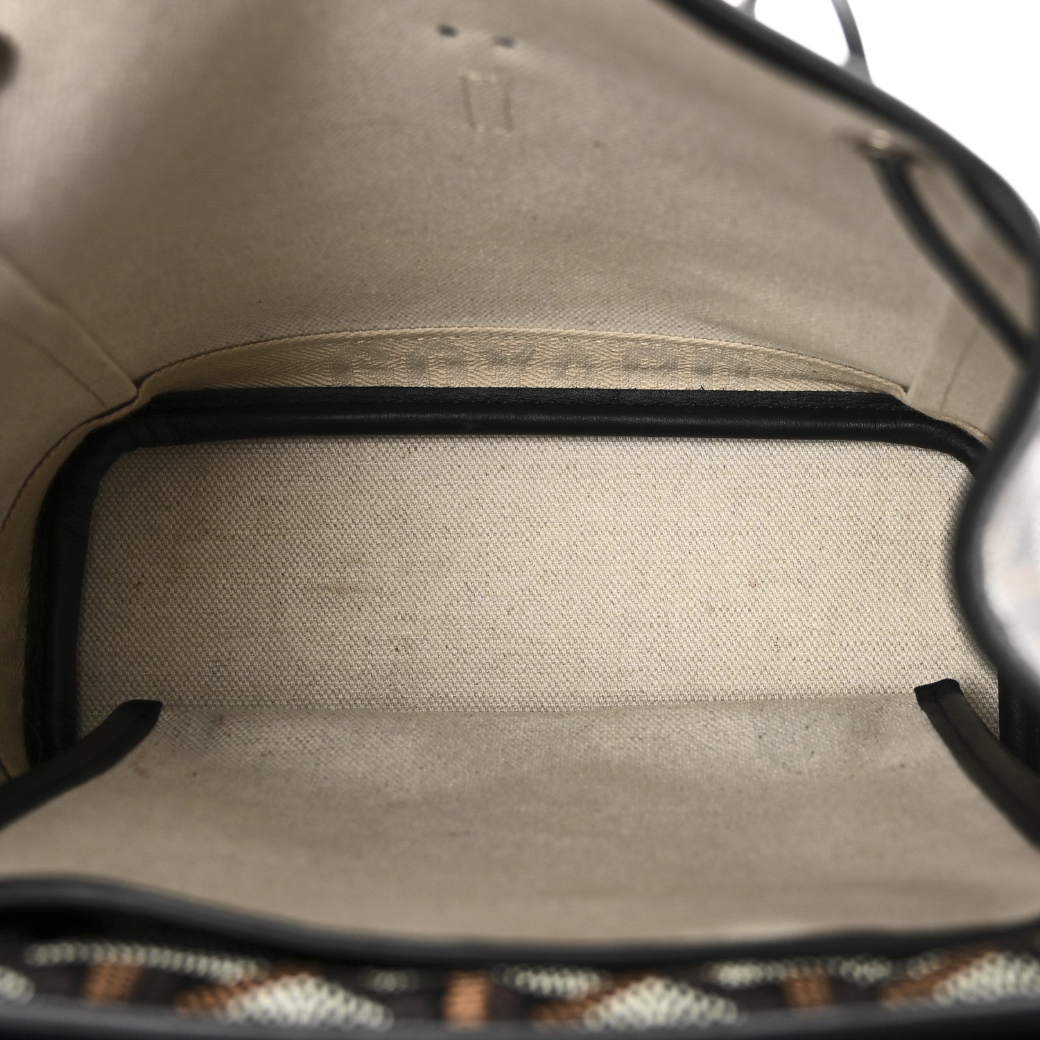 Goyardine Calfskin Mini Alpin Backpack Black