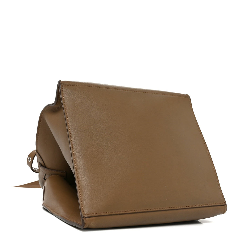 Supple Grained Calfskin Small Big Bag Light Taupe