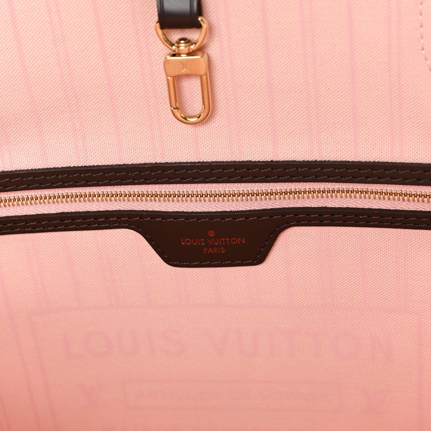 Damier Ebene Neo Neverfull MM Rose Ballerine