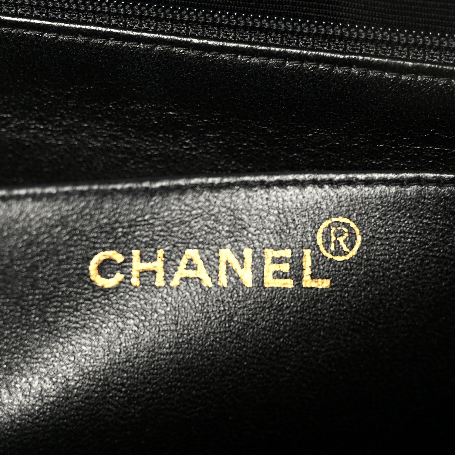 Lambskin Quilted Jumbo Single Flap Black