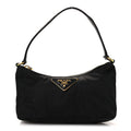 Tessuto Nylon Pochette Bag Black
