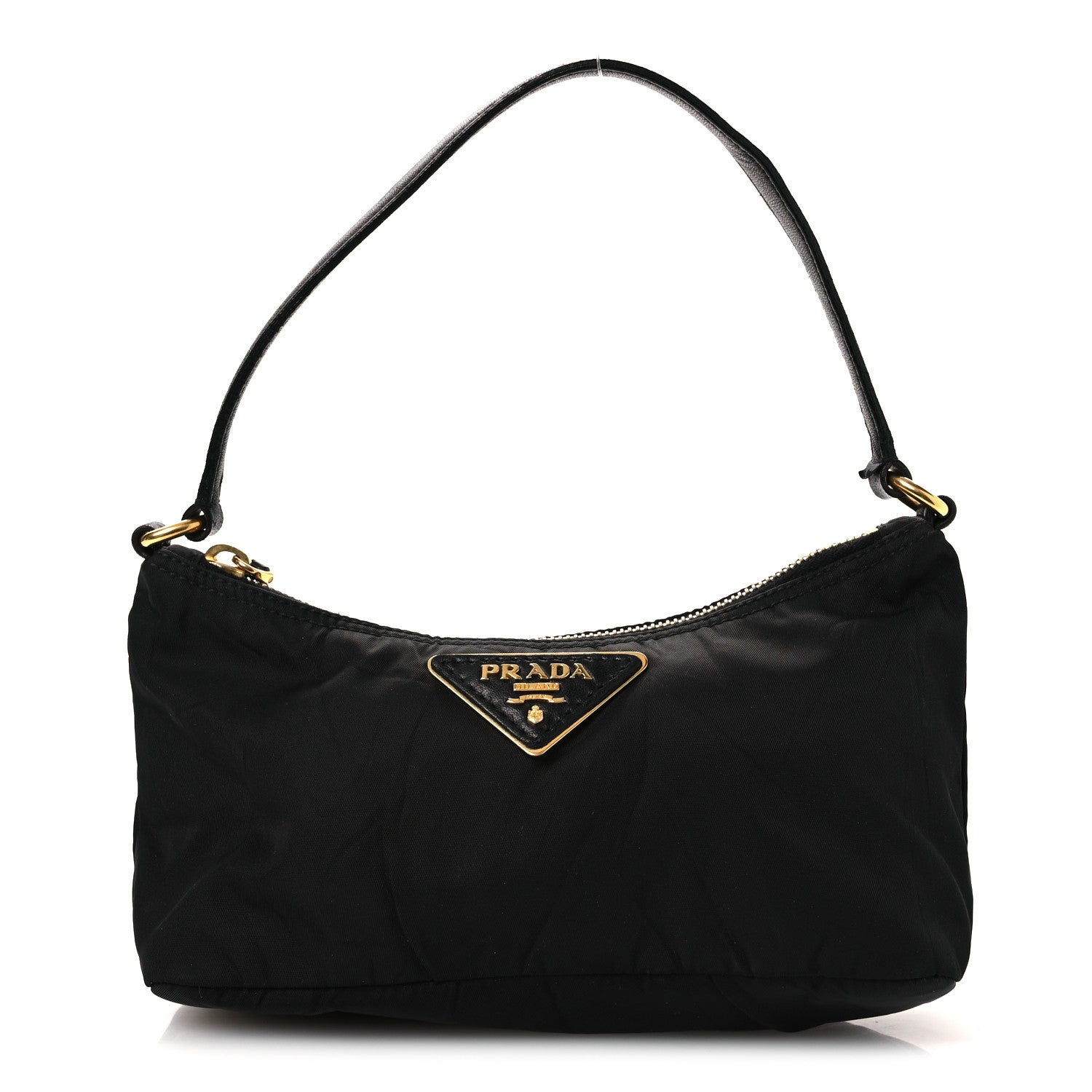 Tessuto Nylon Pochette Bag Black